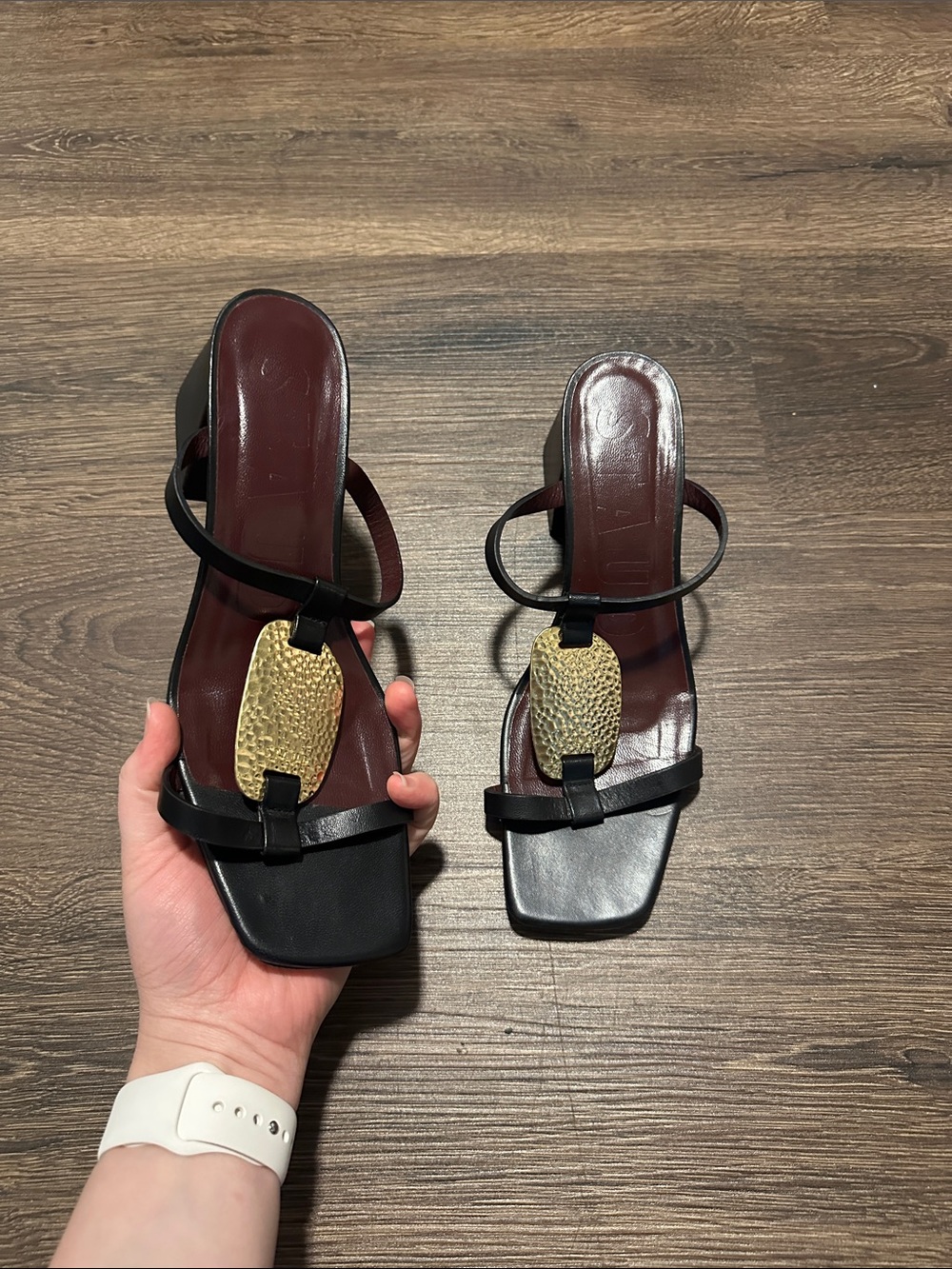 EUC STAUD MARGOT MULE HEELS
